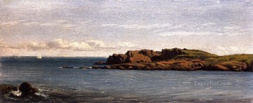 サンフォード・ロビンソン・ギフォード Painting - マサチューセッツ海岸の風景に関する研究 サンフォード・ロビンソン・ギフォード